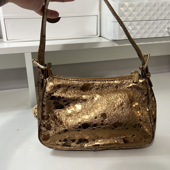 Brozen Embossed Michael MK Shoulder Bag - Picture 3 of 11